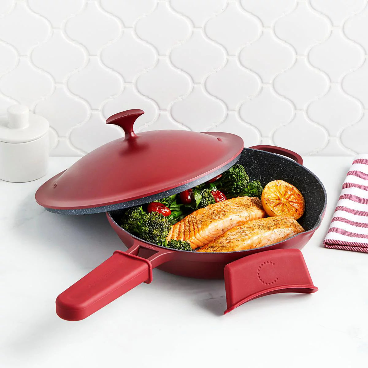 2026 Curtis Stone Dura-Pan Nonstick Cast Aluminum All Day Pan Open Box