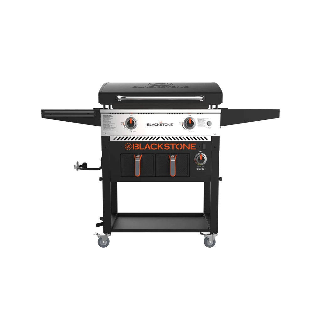 2026 Clearance Sale 2-Burner 28" Griddle with Electric Air Fryer and Hood
