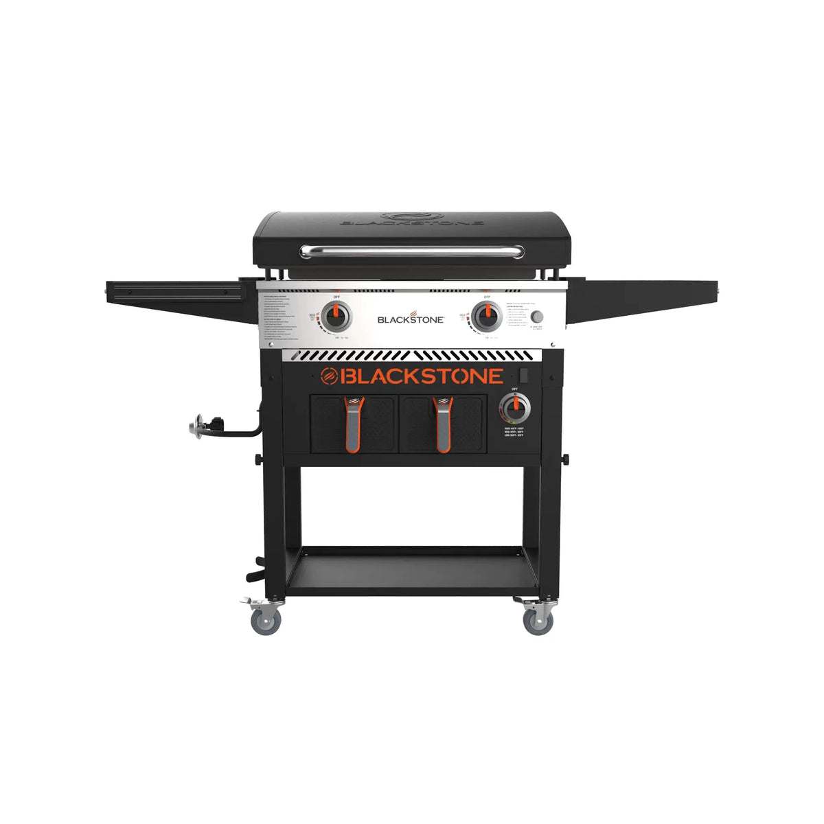 2026 Clearance Sale 2-Burner 28" Griddle with Electric Air Fryer and Hood