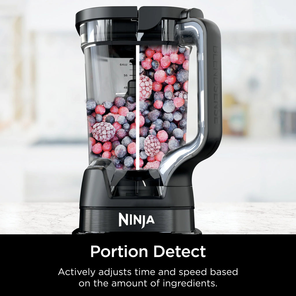 2026 NewNinja Detect Kitchen System Power Blender + Processor with Blend Sense Technology, Silver, TB400
