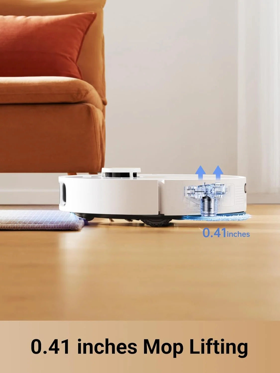 2026 L10s Pro Ultra Heat Robot Vacuum and Mop Combo, Mop Extend, 7000Pa Suction, Auto Robot Care and Maintenance, 136 F Hot Water Mop Self-Cleaning, Obstacle Avoidance, Ideal for Hair, Carpets