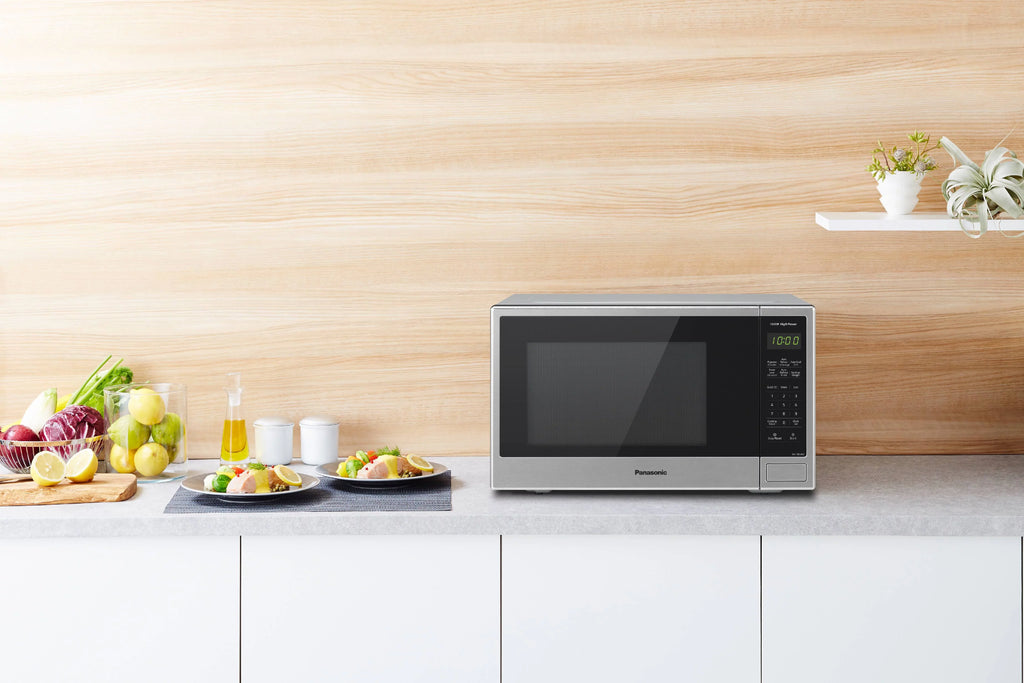 2026 1.3 Cu. Ft. 1100W Countertop Stainless Steel Microwave Oven with Genius Sensor