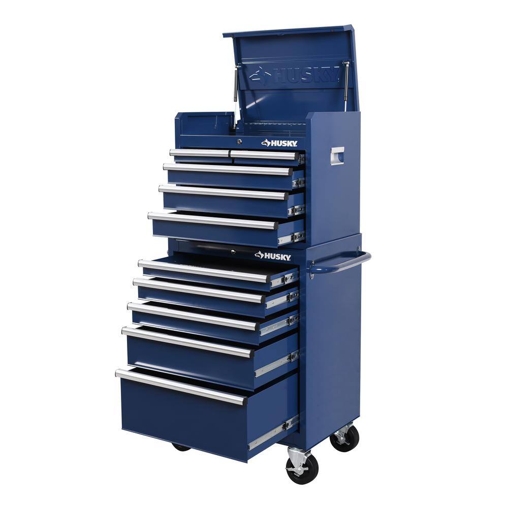 2026 27 in. 10-Drawer Blue Tool Chest Combo H27CH5TR5BLU