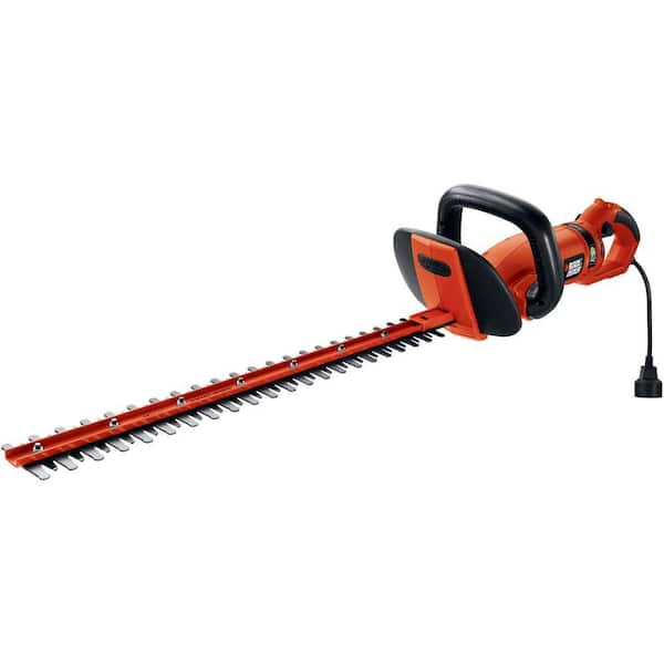 2026 24 in. 3.3 Amp Corded Dual Action Electric Hedge Hog Trimmer with Rotating Handle