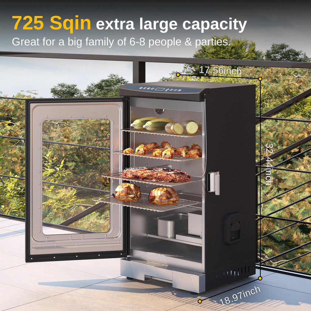 2026 30" Digital Electric Smoker with Glass Door