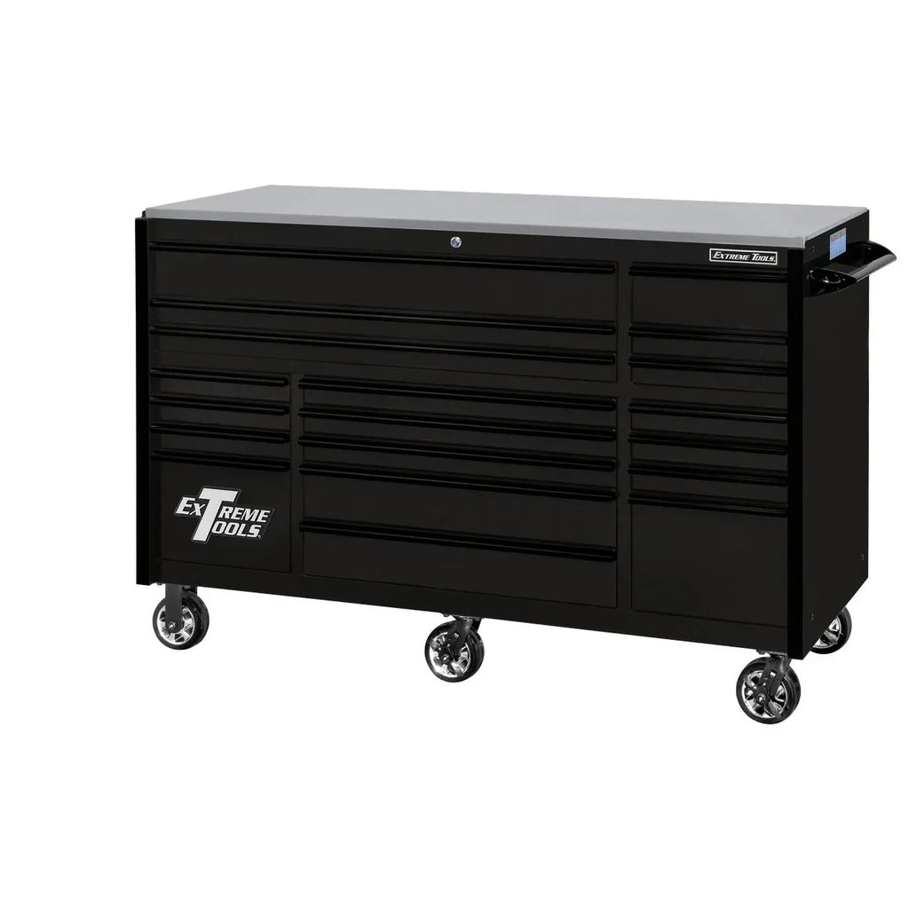2026 NewExtreme Tools RX250 Series 72-inch x 30-inch Rolling Cart – 19 Drawers – 250 lb Drawer Slides