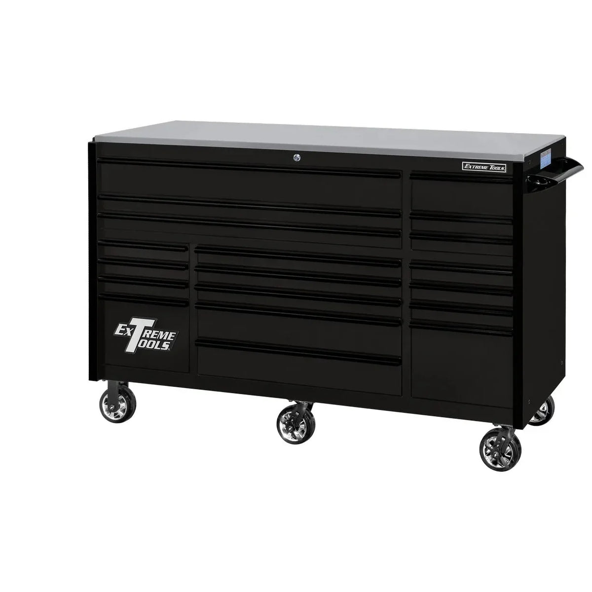 2026 NewExtreme Tools RX250 Series 72-inch x 30-inch Rolling Cart – 19 Drawers – 250 lb Drawer Slides