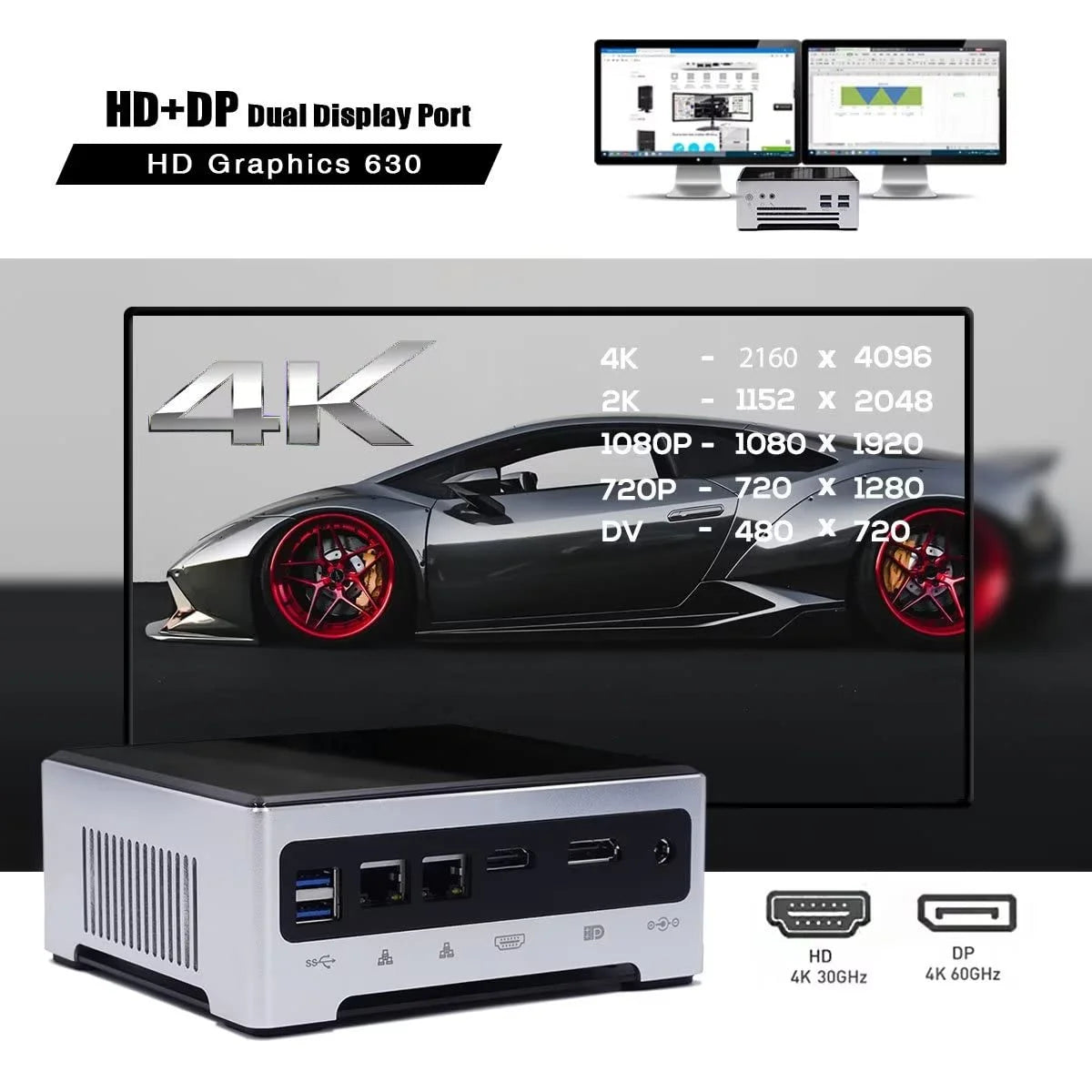 2026 WEIDIAN NUC Mini PC Octa Core i9 10880H Mini Desktop Computer Windows 11 Pro DDR4 16GB RAM 1TB SSD RJ45 Gigabit Ethernet HD & DP Ports 6USB 3.0 WiFi BT 4.2 Daily Office Micro PC Built in Fan