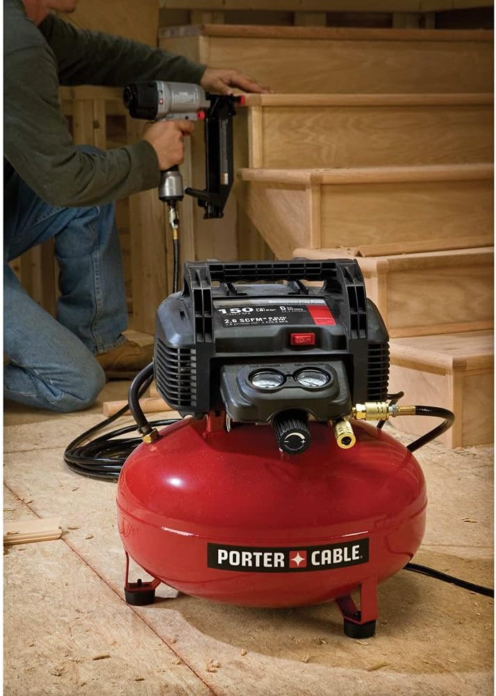 2026 Air Compressor, 6-Gallon, Pancake, Oil-Free (C2002-ECOM)