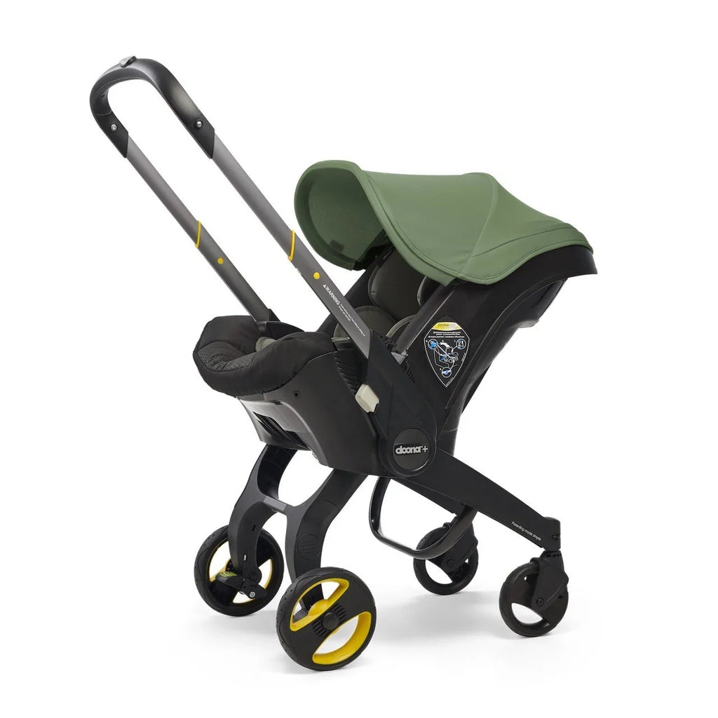 2026 NewStroller combination consisting of infant car seat and LATCH base (model year 2025) – Midnight Edition | From car to stroller in seconds, airplane-compatible, including accessory bag