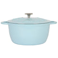 2026 The Pioneer Woman Timeless Beauty Blue Haze Enamel Cast Iron 6-Quart Dutch Oven