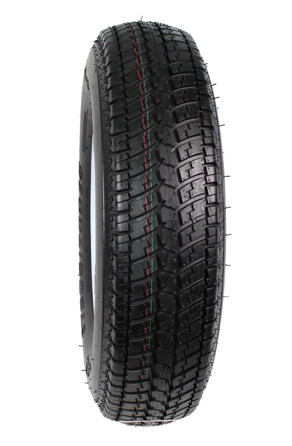 2026 2-Pack Trailer Tire On Rim ST205/75D15 205/75 D 15 in. LRC 5 Hole White Spoke