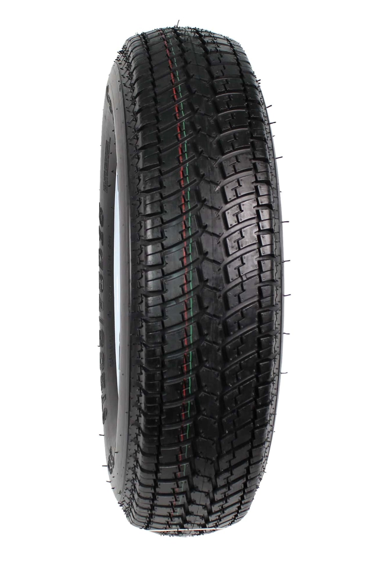 2026 2-Pack Trailer Tire On Rim ST205/75D15 205/75 D 15 in. LRC 5 Hole White Spoke
