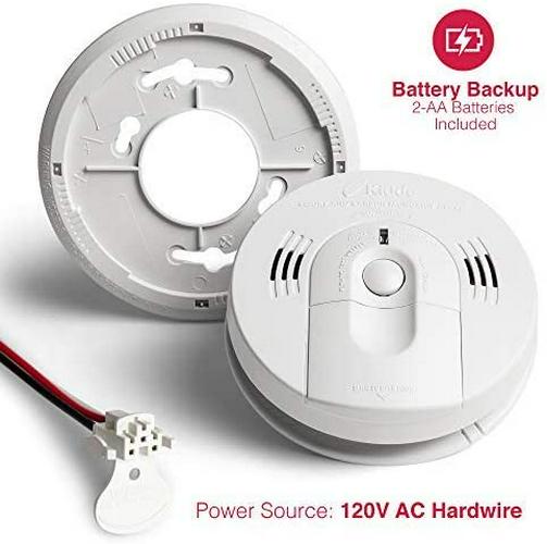 2026 Kidde Hardwired Combination Carbon Monoxide and Smoke Alarm KN-COSM-IBA