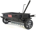 2026 New100 lb (approx. 45 kg) trailed lawn and garden spreader/seeder/fertilizer spreader for seeds, fertilizer, salt, road salt; designed to be pulled behind lawn and garden tractors