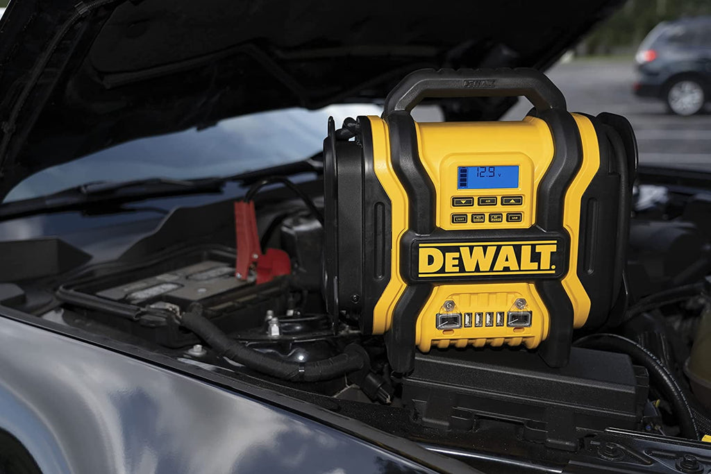 2026 DXAEPS14 1600 Automotive Jump Starter/Power Station with AC Power Inverter, Digital Compressor