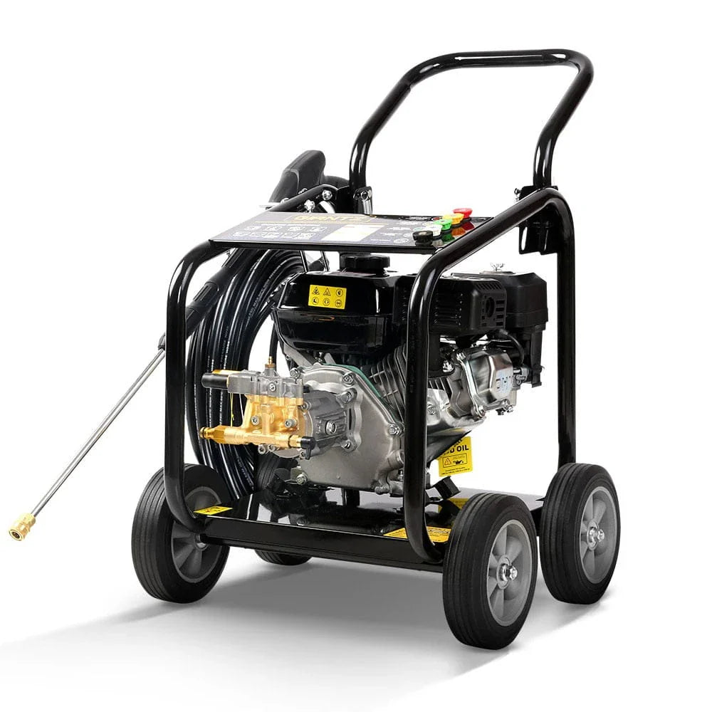 2026 4800PSI Petrol High Pressure Cleaner Washer 10HP 20M Hose Gurney