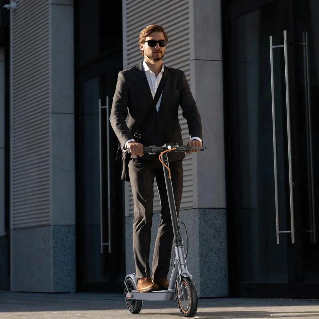 2026 NewElectric scooter, 350W/500W powerful motor, 8.5"/10" solid rubber tires, 19/22 mph, 28/21/12 mile range, dual brakes