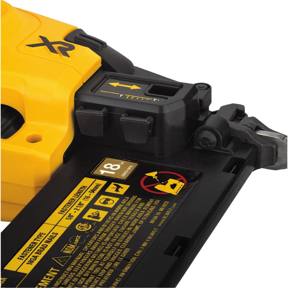 2026 20V MAX XR Lithium-Ion Cordless 18-Gauge Brad Nailer (Tool Only) DCN680B
