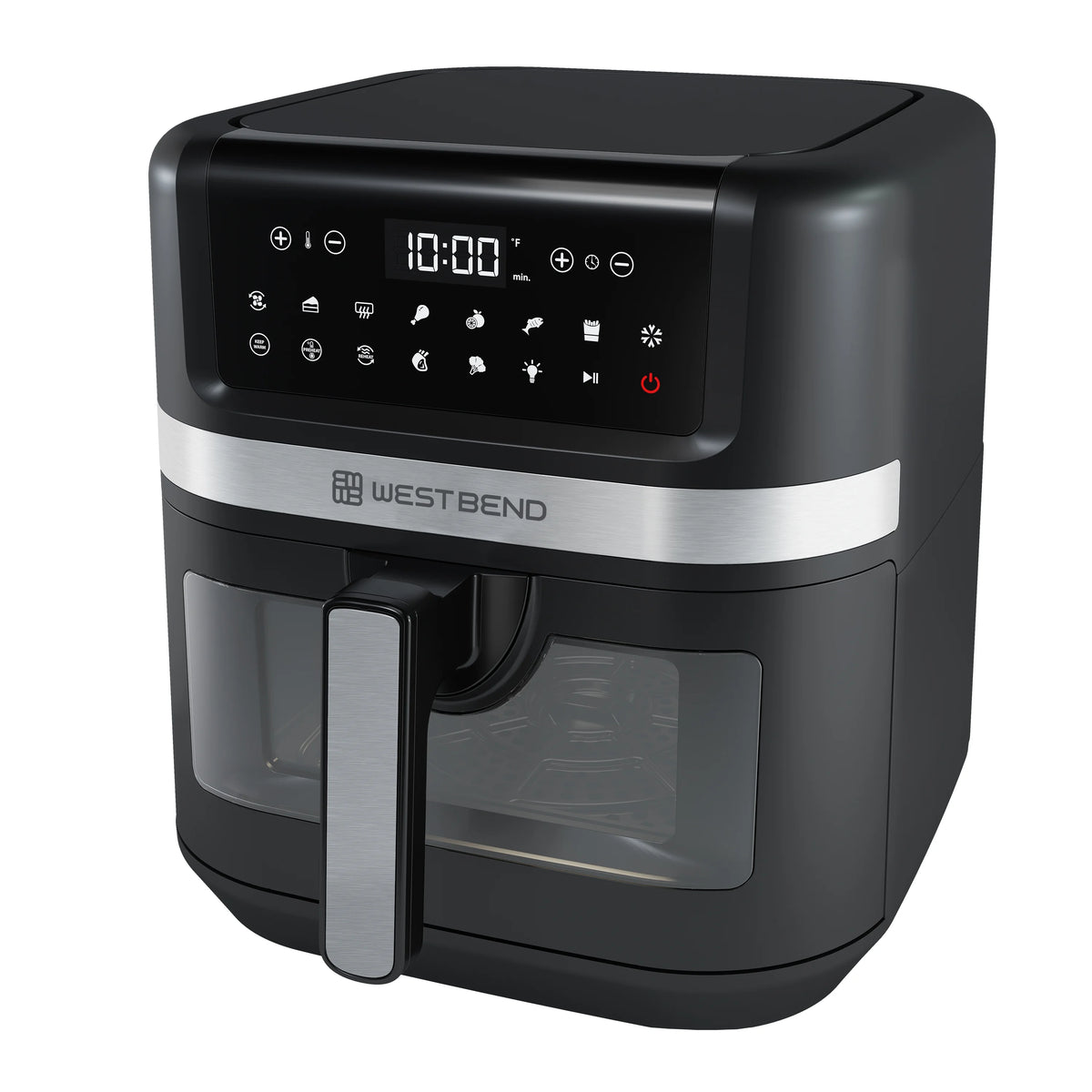 2026 West Bend 7QT Air Fryer with 13 One-Touch Presets, in Black (AFWB7QBK13)