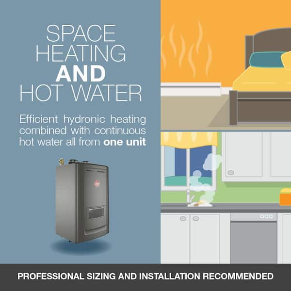 2026 Prestige 9.9 GPM Natural Gas High Efficiency Combi Boiler with 199000 BTU
