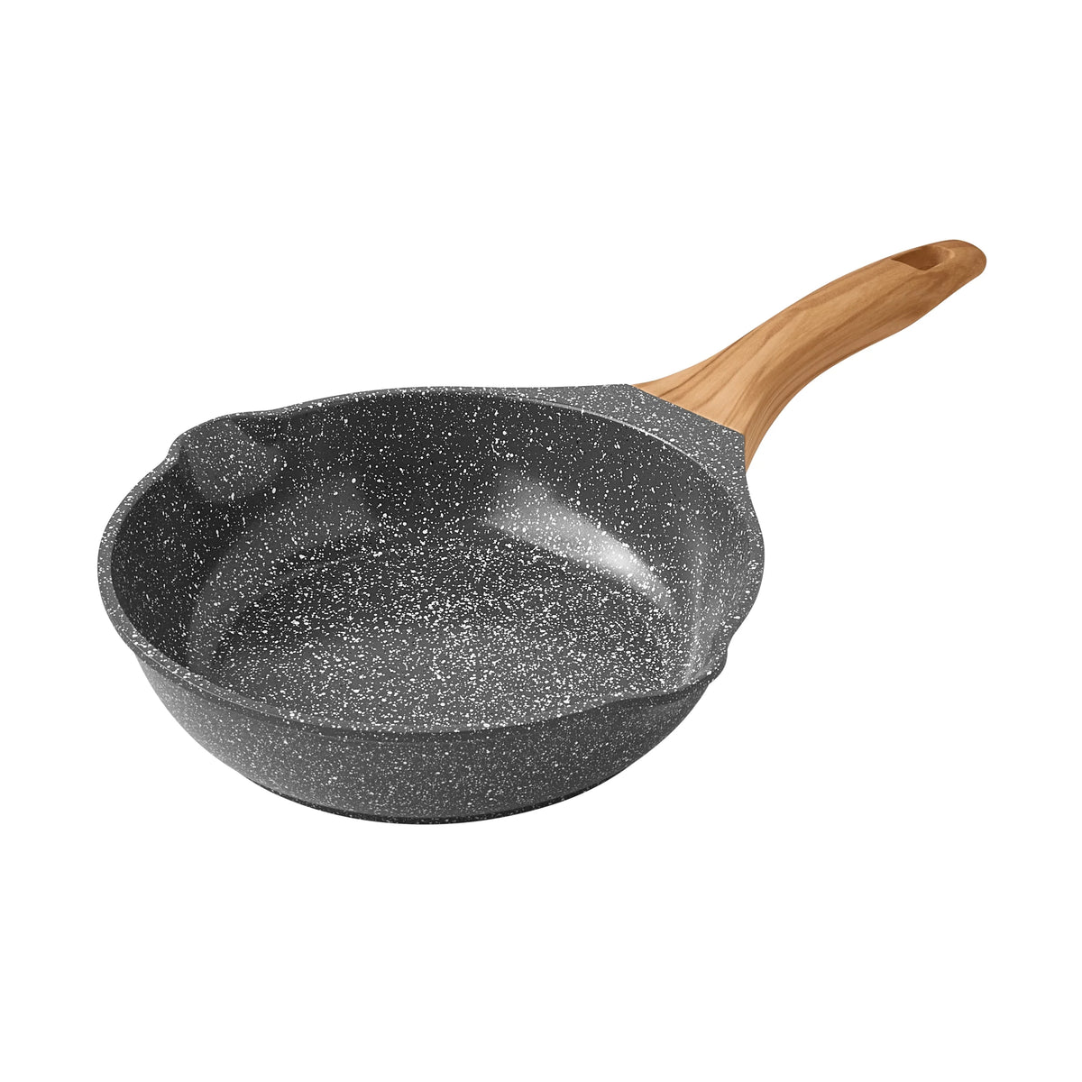 2026 The Pioneer Woman Prairie Signature Cast Aluminum 8-Inch Fry Pan, Charcoal Speckle