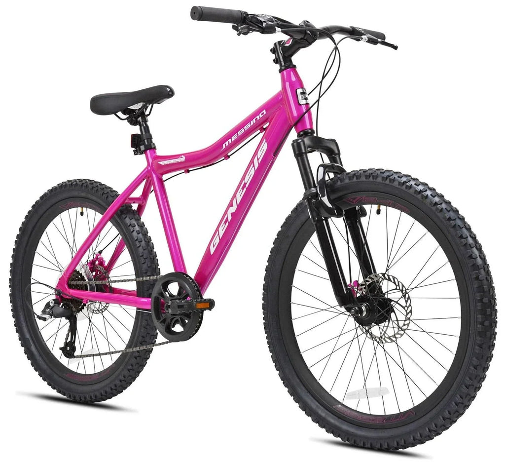 2026 NewGenesis 24 In. Messina Ladies Mountain Bike, Pink
