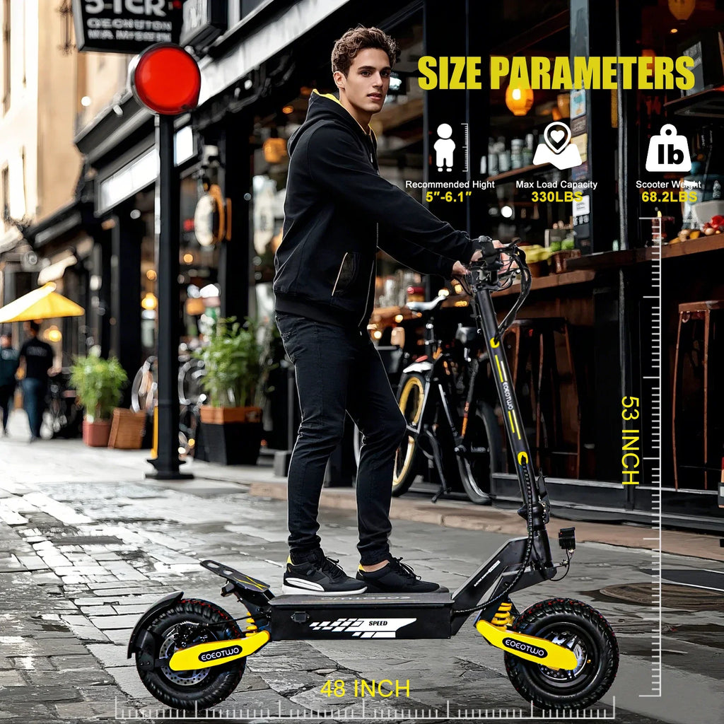 2026 NewOff Road Electric Scooter for Adults, 1200W Motor Fast E Scooter, Up to 28MPH Top Speed & 20Miles Long Range, 11" Off-Road Tires, 330lbs MAX Load, Foldable