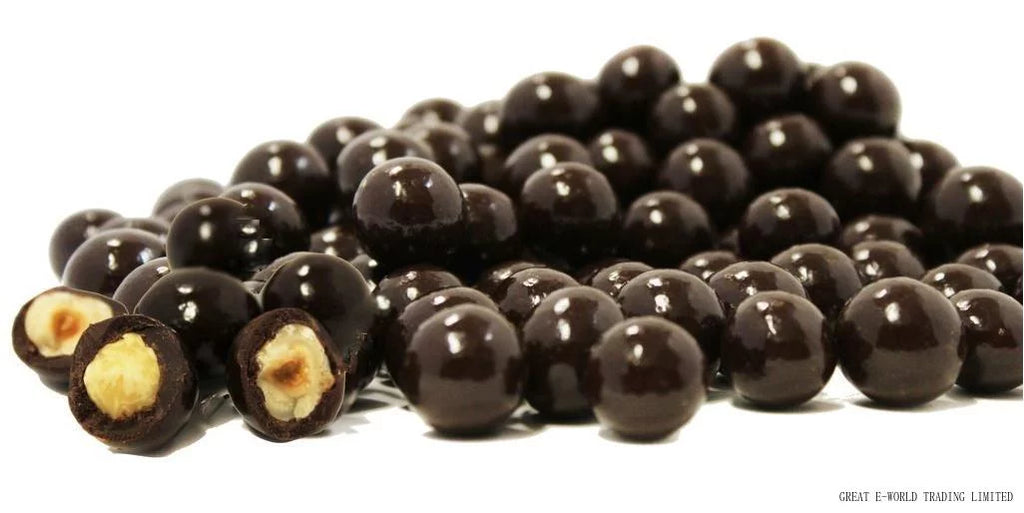 2026 grmet dark chocolate covered hazelnuts by its delish, (3 lbs)