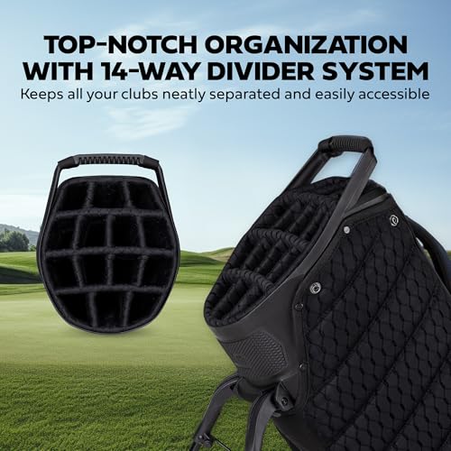 Sun Mountain 2026 4.5LS 14-Way VLO Bag - Prime Organization with Our 14 Way Golf Stand Bag - Lightweight Golf Club Bag with Full-Length Pockets and Adjustable Straps for Enhanced Carry