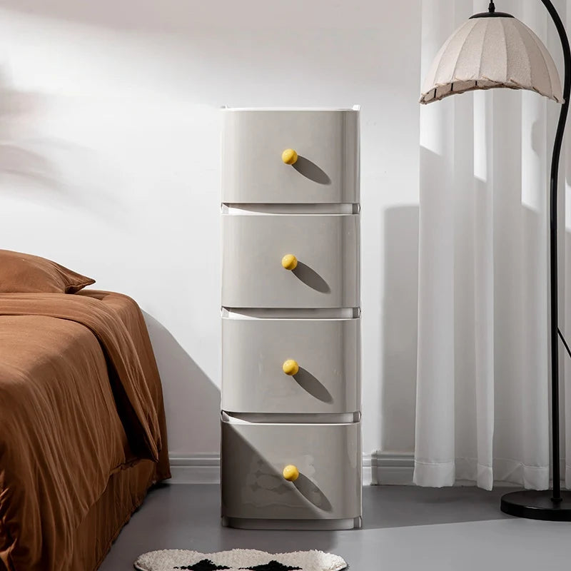 2026 2-Tier Mobile Storage Rack with Drawers