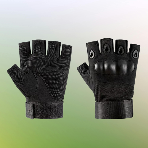 Tactical Half-Finger Gloves, Outdoor & Fitness,Black