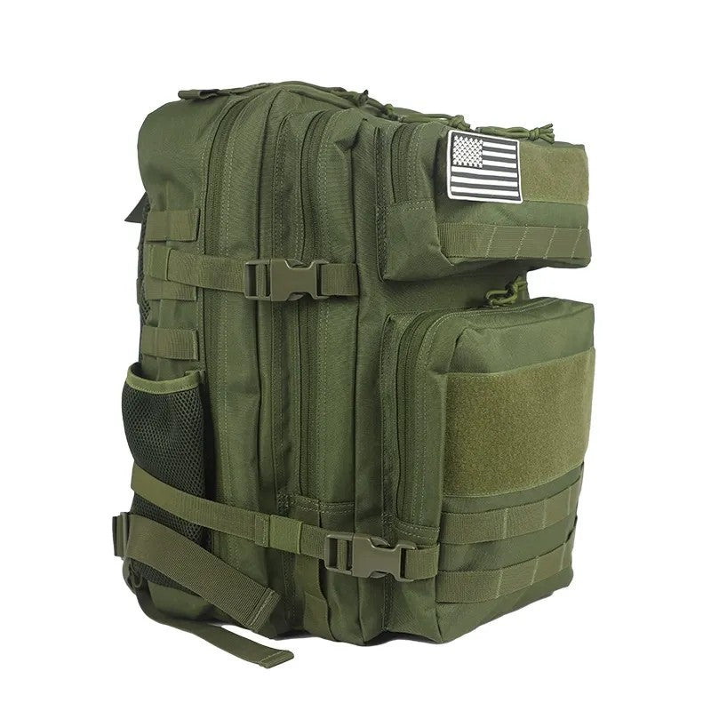 Tactical Backpack, Large Capacity, Outdoor & Hiking, Green