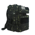 Tactical Backpack, Large Capacity, Outdoor & Hiking, Green Camouflage